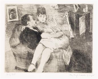 RAPHAEL SOYER Group of 4 prints.